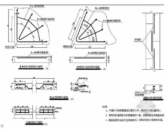 補強鋼筋施工圖